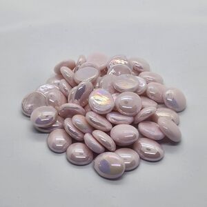 Opal Soft Pink 3/4" Decorative Accent Marbles 9oz Bag